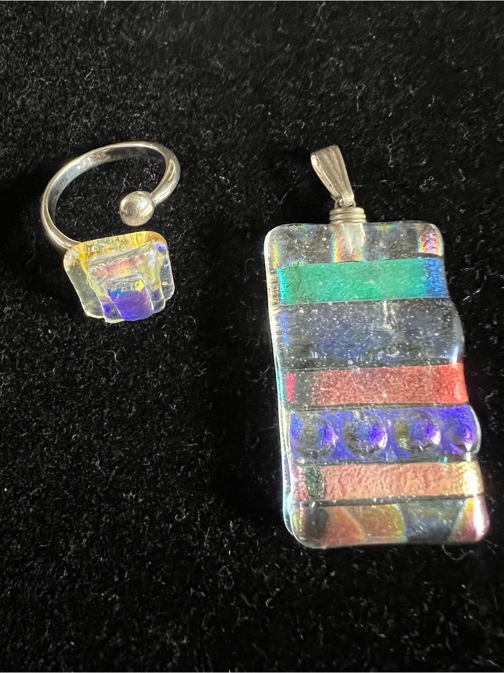 Sterling Silver Ring and Pendant